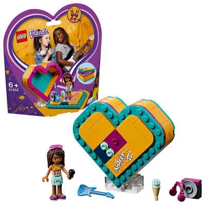 LEGO 乐高 Friends好朋友系列 安德里亚的爱心藏宝盒41354 积木玩具