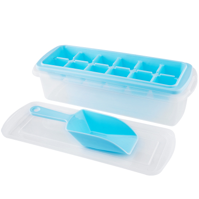 尚烤佳12格冰盒制冰盒食用冰格大小家用带盖自制冰格速冻器冰箱做冻冰块模具SKJ-112