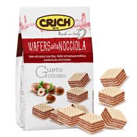 可意奇（CRICH）榛子味奶油威化饼干125g/袋