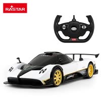 星辉(Rastar)帕加尼遥控车1:14儿童玩具电动遥控车模型38110白色