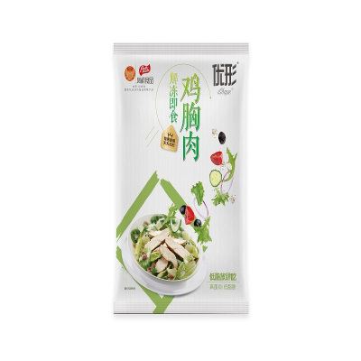 凤祥食品(Fovo Foods)优形蒸鸡胸切片100g*6包量贩装(黑胡椒味)