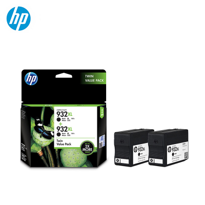 惠普(HP)T0A81AA 932xl双黑墨盒套装适用HP Officejet 7110/7610/7612