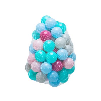曼龙儿童海洋球彩色球加厚弹力波波球类玩具婴儿宝宝球池室内家用200个装