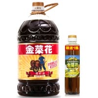 金菜花 纯正四级菜籽油5L/桶 非转基因物理压榨植物食用油 粮油