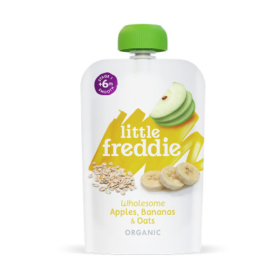 LittleFreddie小皮燕麦香蕉苹果泥100g
