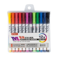 晨光(M&G) AWMY2302 便携易擦彩色白板笔(12色)NH