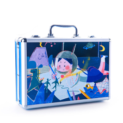 Joan Miro 美乐童年 儿童艺术盒子绘画套装蜡笔水彩笔画画礼盒玩具儿童画笔套装男孩女孩礼盒 男孩款
