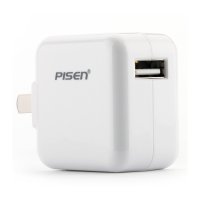 品胜(PISEN) USB充电器(2A) 苹果白 单只装