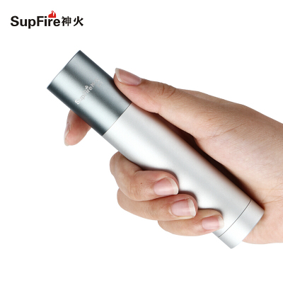 神火(SupFire)S11强光手电筒USB可充电式迷你led灯家用户外防水多功能小手电筒