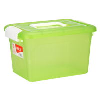 禧天龙 外出透明手提 透明绿 收纳 整理箱 X6175(单位:个)