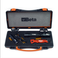 Beta进口救生刀带安全锤车载充电强光手电套装 汽车户外车险礼品