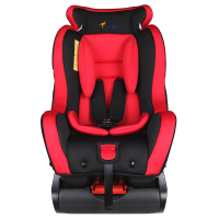贝贝卡西 汽车儿童安全座椅0至6岁 宝宝婴儿车载用坐椅双向安用0-25kg 中国红
