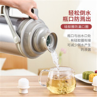 清水(SHIMIZU) 家用热水瓶 3.2L 3072 咖啡红