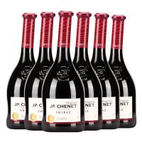 法国原装进口香奈红酒 J.P.CHENET 香奈西拉干红葡萄酒750ml 整箱6支