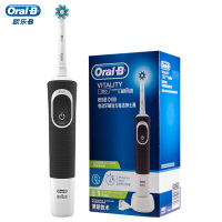欧乐B(Oralb)电动牙刷 成人2D声波震动(自带刷头*1)绅士黑 D100 博朗精工