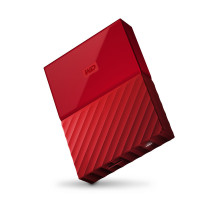 西部数据(WD)My Passport 2TB 2.5英寸 中国红 移动硬盘 usb 3.0传输