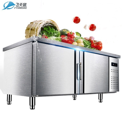飞天鼠(FTIANSHU) 1.2米双温工作台保鲜操作台 吧台冰箱商用冰柜卧式冷柜平冷操作台工作台冷柜