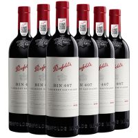 奔富 BIN407 赤霞珠干红葡萄酒 木塞 750ml*6瓶 整箱 澳洲原装进口红酒