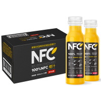 农夫山泉 NFC果汁饮料 100%NFC橙汁300ml*24瓶整箱
