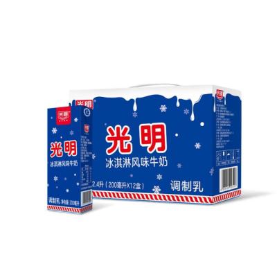 光明牌冰淇淋风味牛奶200ml*12