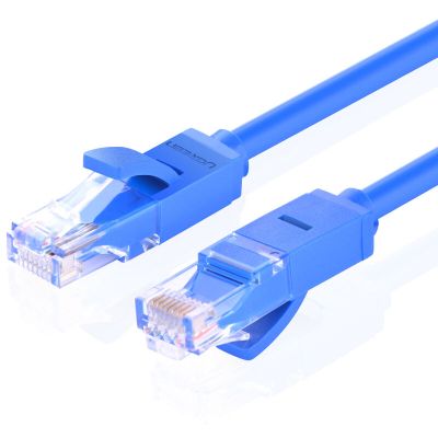 绿联6类网线 六类 八芯双绞网线 千兆网络连接线 20米 蓝色