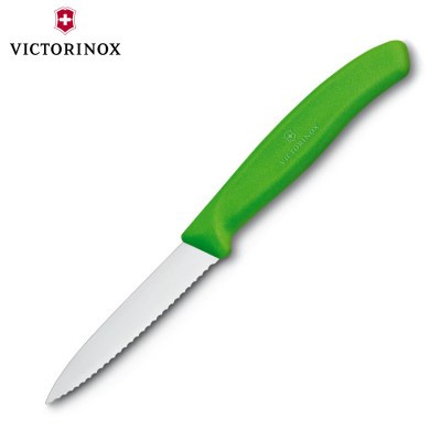 原装正品维氏瑞士军刀 厨刀 水果刀 番茄刀绿色6.7636.L114 系列 专柜正版