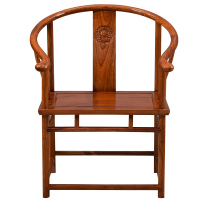 一利 红木家具花梨木圈椅中式刺猬紫檀太师椅官帽椅实木椅子茶椅
