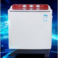 美的 MP100-S875 10kg公斤大容量双缸双桶洗衣机半自动洗衣机 HB
