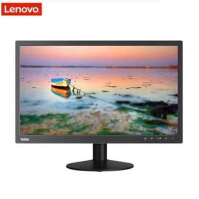 联想(Lenovo)TE20 19.5英寸宽屏 商用办公家用 电脑液晶显示器 三年保修 黑色