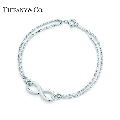 蒂芙尼蒂凡尼TIFFANY & CO. 创意Infinity银双链手链