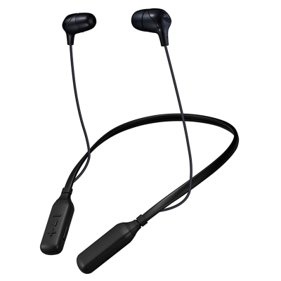 杰伟世(JVC)HA-FX37BT 无线蓝牙手机耳机 立体声耳麦 超轻休闲音乐耳机颈戴式 黑色