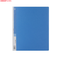 金得利 (KINARY)TC530A三孔型文件夹3孔活页 A4 1寸打孔文件夹 蓝色