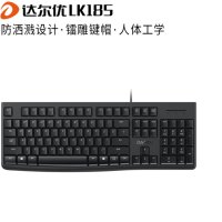 达尔优(dareu) LK185 104键USB有线键盘商务办公家用键盘