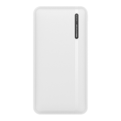 机乐堂 20000毫安大容量充电宝苹果安卓手机通用便携移动电源 白色