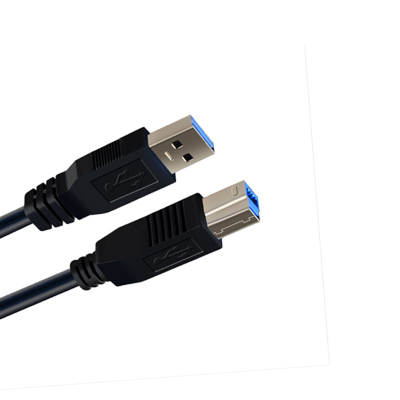 晶华 USB3.0 延长线 A公对B公移动硬盘盒光驱连接线延长线激光打印机连接线10米