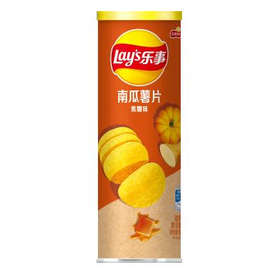 乐事无限 南瓜薯片 焦糖味 90克/罐