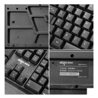爱国者(aigo)宁选 W910有线键盘台式笔记本电脑外设家用办公商务USB舒适手托防水静音