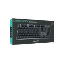 罗技(Logitech) K840时尚机械键盘 游戏机械键盘 非樱桃轴 罗技机械轴 高速触发 阳极铝绝地求生吃鸡键盘宁选