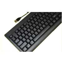 爱国者(aigo) W912有线键盘台式笔记本电脑外设家用办公商务USB舒适手托防水静音宁选