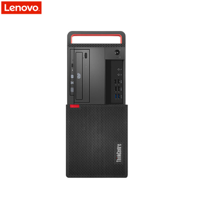 联想ThinkCentre M720T 台式电脑主机(I5-8500 4GB 1TB DVDRW Win10P)大机箱