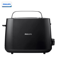 飞利浦(Philips)烤面包机HD258199 八档烘烤程度自由选择 内置烘烤架