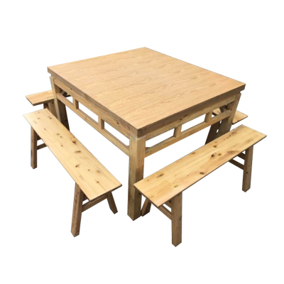 赛可优 实木餐桌椅1100*1100*750mm