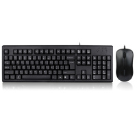 WKM-1000 有线鼠标键盘套装 有线键盘鼠标套装 有线键鼠套装 电脑键盘 黑色