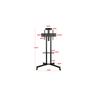 电视可移动支架