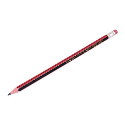 晨光2B六角木杆铅笔红黑抽条AWP30804 4盒装