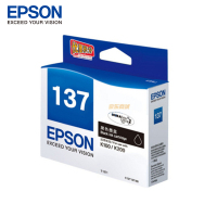 爱普生(Epson)T137黑色墨盒(适用K100 K200 K105 K205 K305 T1371)(单位:个)