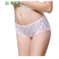 企购优品ABY208蕾丝小平角女裤 4条