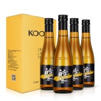 酷客KOOK葡米酿 混酿微醺 黄酒半干型12.8度375mL*4瓶装