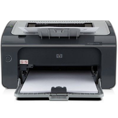 惠普(HP) P1106 黑白激光打印机手动双面A4小型学生家用办公打印机