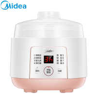 美的(Midea) DZ08Easy101 电炖锅 白瓷内胆隔水炖直炖功能一机多能家用迷你1L及以下/0.8L